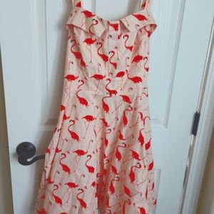 Pink Flamingo Sundress